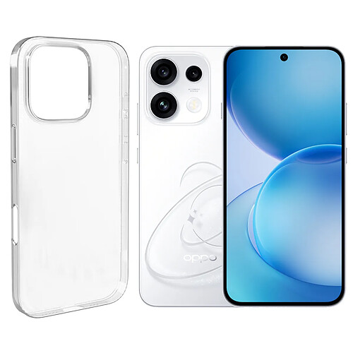Coque transparente pour Oppo Reno 16 5G 6.32"/Oppo Reno 16 PRO 5G 6.32"- Visiodirect