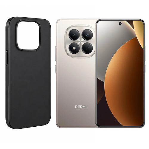 Visiodirect Coque de protection Noir souple silicone pour Xiaomi REDMI NOTE 15 PRO 4G 6.77"-Visiodiect