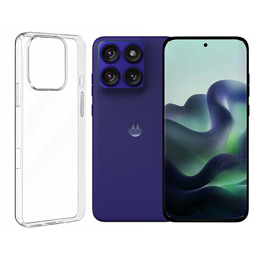 Coque transparente souple silicone pour Motorola Edge 70 PRO 5G 6,78"- Visiodirect
