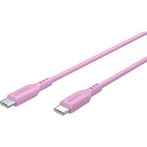 Goobay Câble USB-C - 1,5 m - Rose