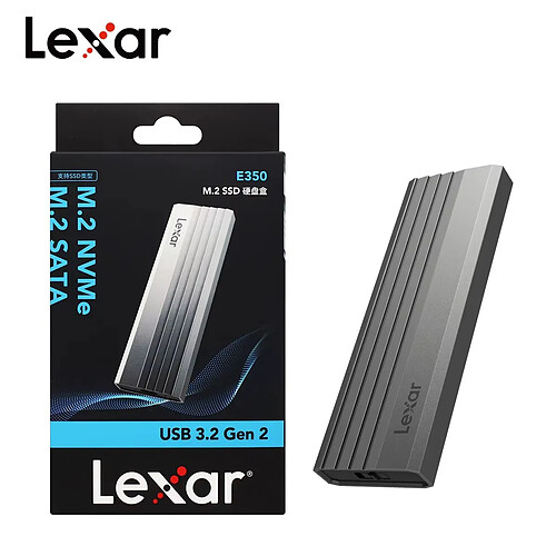 Lexar Boîtier externe SSD E350 - M.2 2280