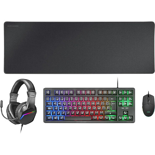 Mars gaming Pack gaming 4-en-1 - Noir