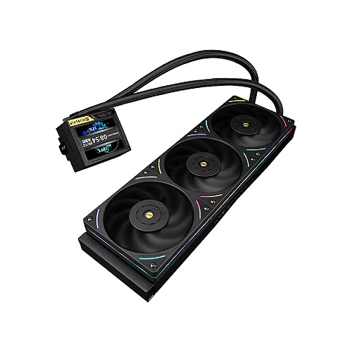 Thermalright Kit watercooling AIO avec écran LCD Mjolnir Vision - 360 mm - Noir