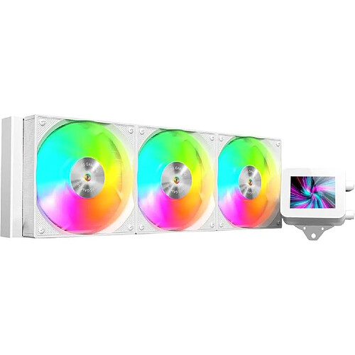 Mars Gaming Kit watercooling AIO RGB ML-Vision II - 360 mm - Blanc