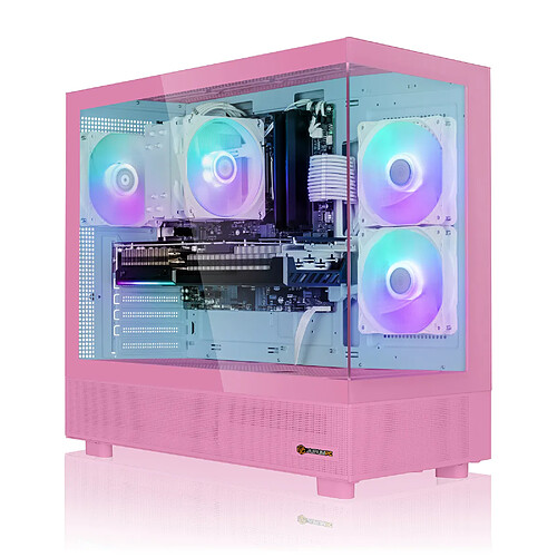 AURUMPC Pink PC Gamer fixe AMD Ryzen 7 9800X3D - GeForce RTX5070 12Go - 32Go DDR5 - 1000Go M.2 SSD - Windows 11