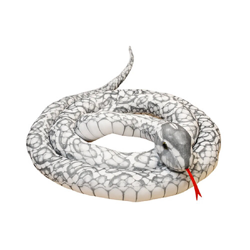 Lean Toys Peluche Serpent Gris 110 cm