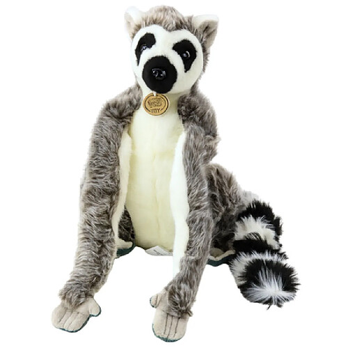 Lean Toys Peluche Doudou Lémurien Avec De Longs Bras À Velcro 27cm