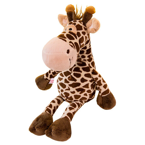 Lean Toys Peluche Doudou Girafe Marron 28cm