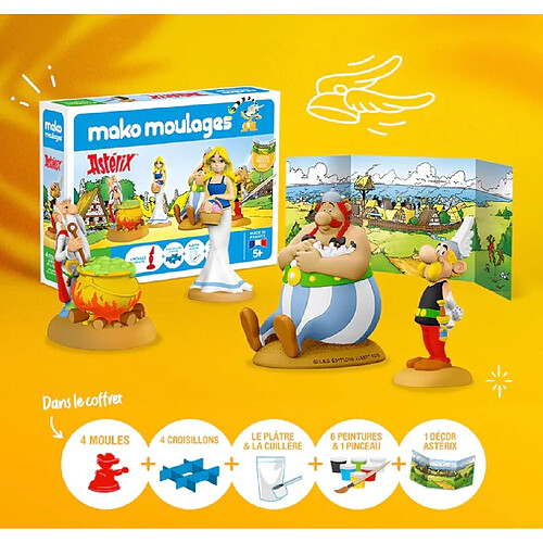 Mako creations coffret moulages Astérix - Jaune