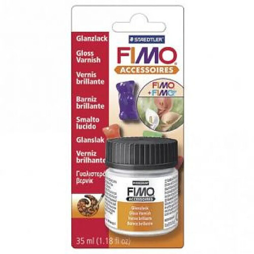 Vernis brillant pour pâte Fimo - Transparent