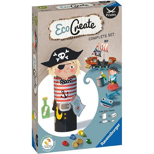 Ravensburger EcoCreate kit pirates - Multicolore