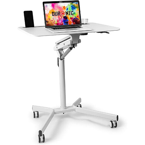 Duronic table de travail mobile WPS57 - Blanc