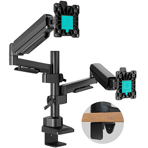 ONKRON Support Ecran PC 2 Ecran 17-42 Pouces 2-15 kg Chacun,VESA 75x75 & 100x100,G140-B