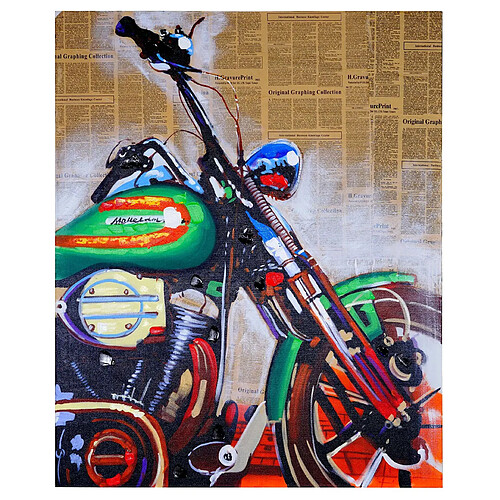 Mendler Moto - Peinture à l'huile 100x80