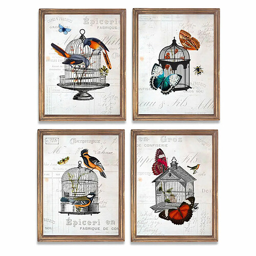 Dkd home decor Cadre Cage - 34 x 2 x 2 cm