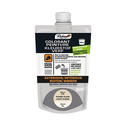 Jc Richard JcRichard Colorant pour Peinture - Ivoire clair - 250 ml