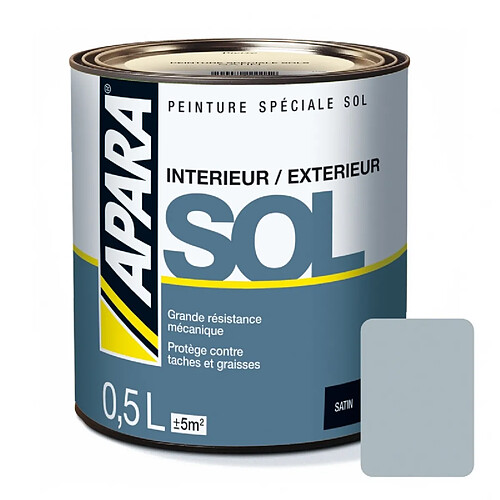 APARA Peinture sol satin - 0.5L - Souris