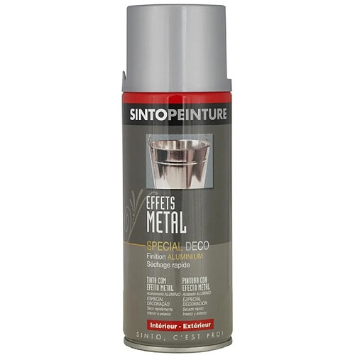 Sinto Aérosol Effet Métal - Zinc 400 ml