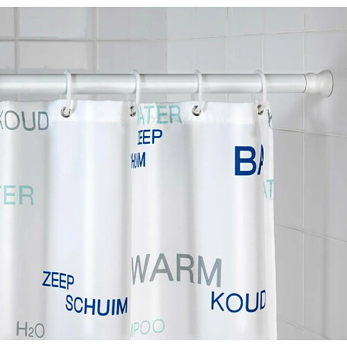 Wenko Barre de Douche Télescopique 70-115 cm - Blanc