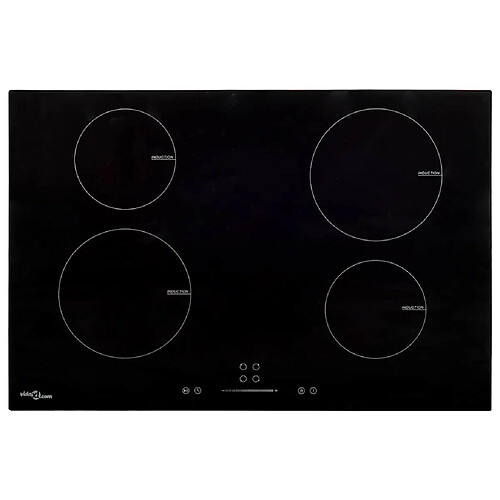 vidaXL Plaque à Induction 4 Brûleurs