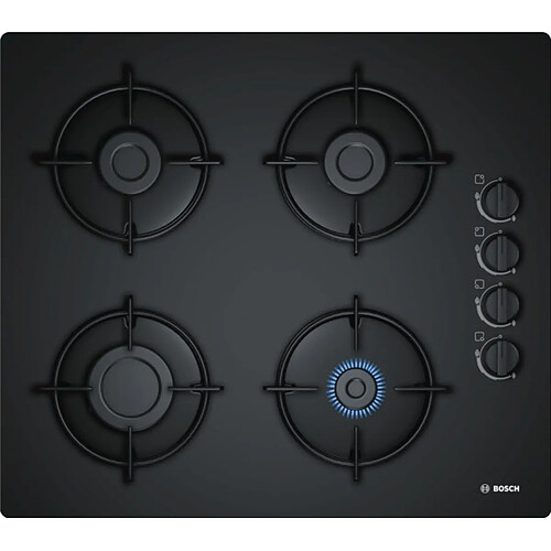 Table de cuisson gaz 60cm 4 feux - POP6B6B10 - BOSCH