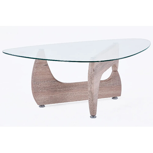 Pegane Table basse rectangulaire - Chêne