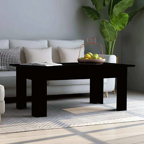 vidaXL Table basse - Noir