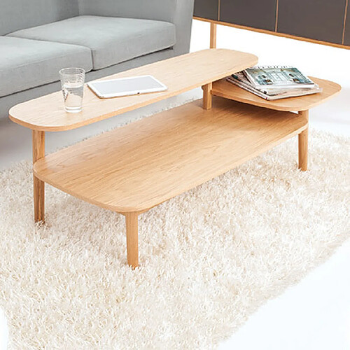 Mes Table basse 3 plateaux - Bois