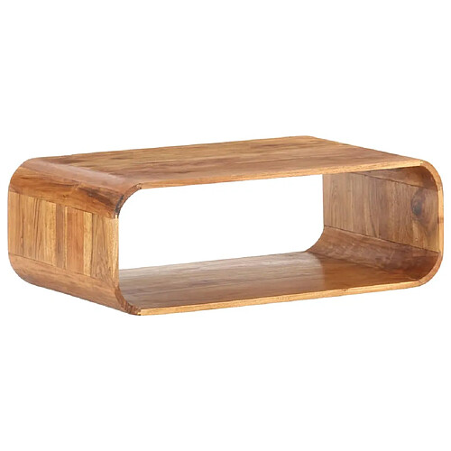 vidaXL Table basse - Bois d'acacia 90x50x30 cm