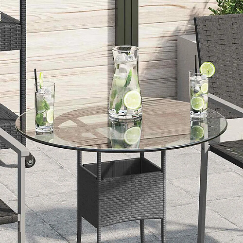 vidaxL Dessus de table en verre