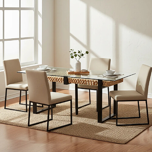 Bois & Chiffons Table à manger Sirin 240 cm - Acacia