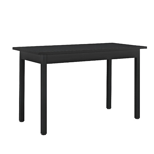En.casa Table à manger rectangulaire - Noir