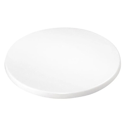 Bolero Plateau de table rond - Blanc