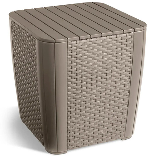 Keter Table d'appoint jardin Luzon Cappuccino