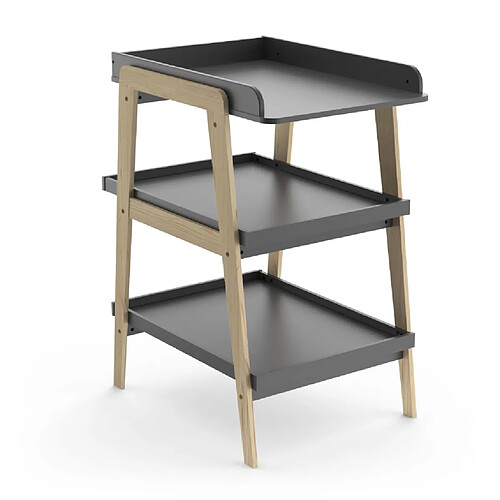 Demeyere Table à langer en bois - Gris