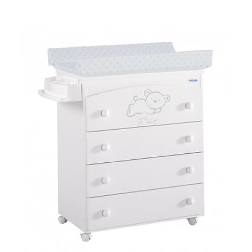 Micuna Commode table à langer baignoire - Blanc