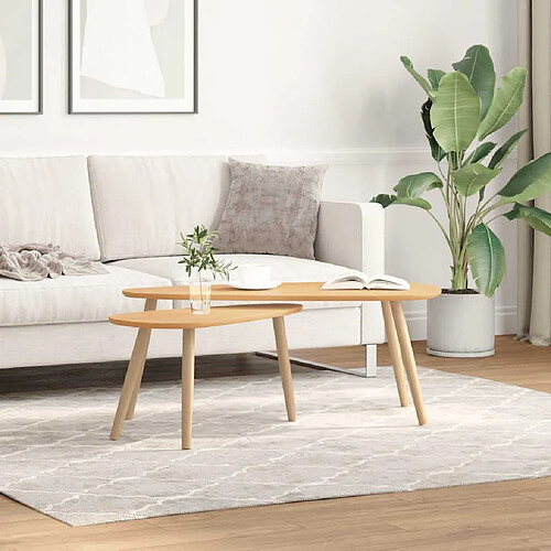 Vidaxl Ensemble Table Basse 2 pcs