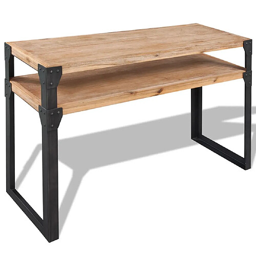 VIDAXL Table Console Acacia Massif