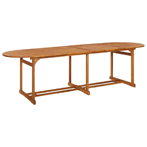 vidaXL Table à dîner de jardin 280x90 cm