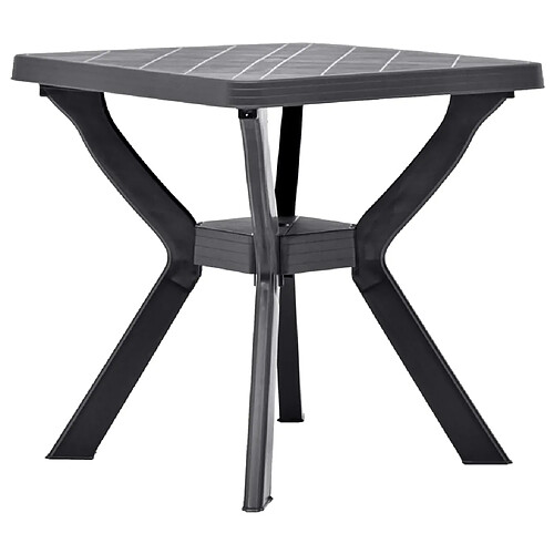 vidaXL Table de bistro Anthracite 70x70x72 cm