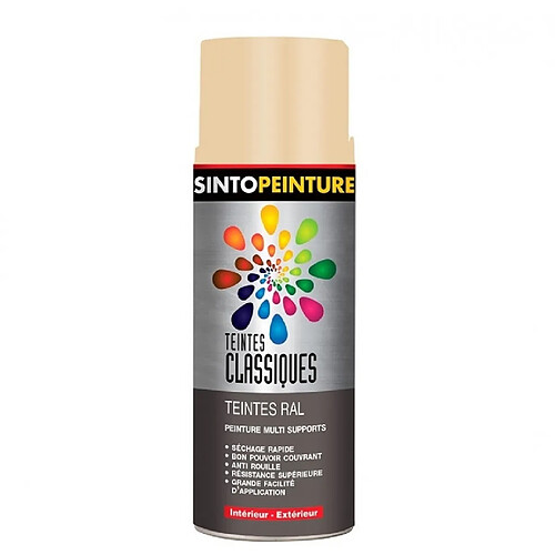 SINTO Peinture multi-supports - Beige satiné 400 ml