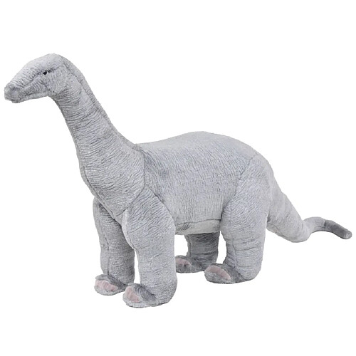 vidaXL Dinosaure Brachiosaurus Gris XXL