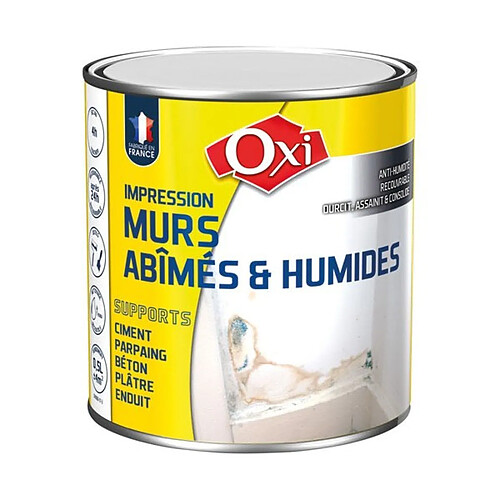 OXI Peinture murs abîmés et humides 2.5L
