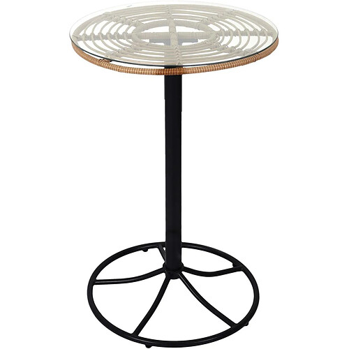 The home deco factory Table bar de jardin Surabaya - Noir