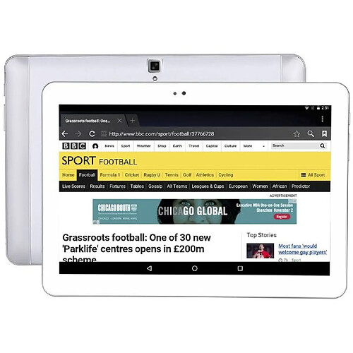 Yonis Tablette Android 10.1" - Blanc