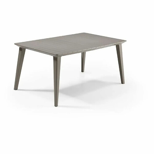 Allibert Table de jardin rectangulaire - Cappuccino