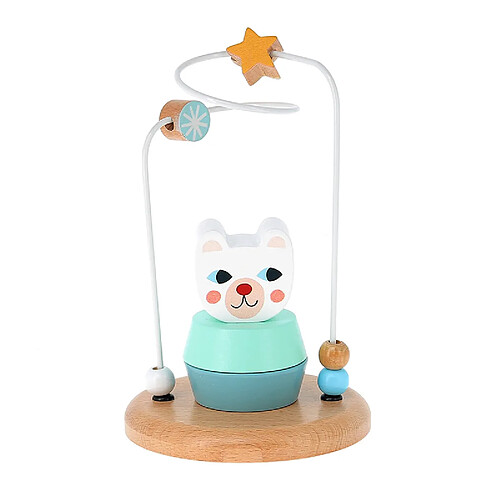 Vilac jouet d’éveil en bois ours blanc