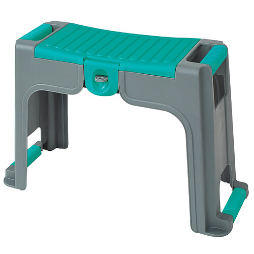 Tabouret de jardinage 3 en 1 - Gris turquoise