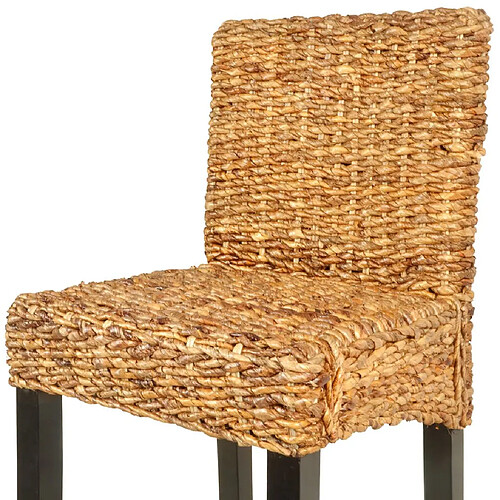 Helloshop26 Tabouret de bar bois de manguier - Marron