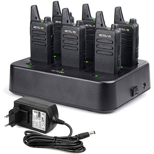 Retevis talkie-walkie - Noir